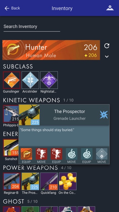 Dashboard for Destiny 2 screenshot 2