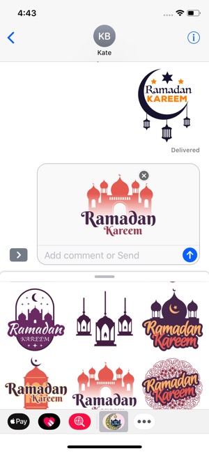 Ramadan Happy Raya Stickers