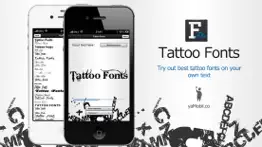 tattoo fonts - design your text tattoo iphone resimleri 1