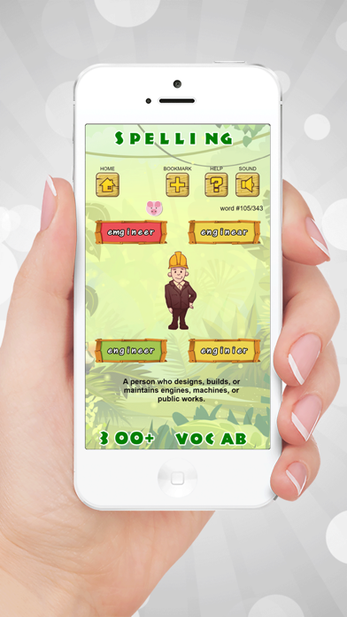 Screenshot #3 pour jeux d'orthographe anglais