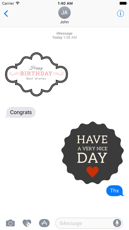 Birthday - Vintage & Retro Style Congrats Message