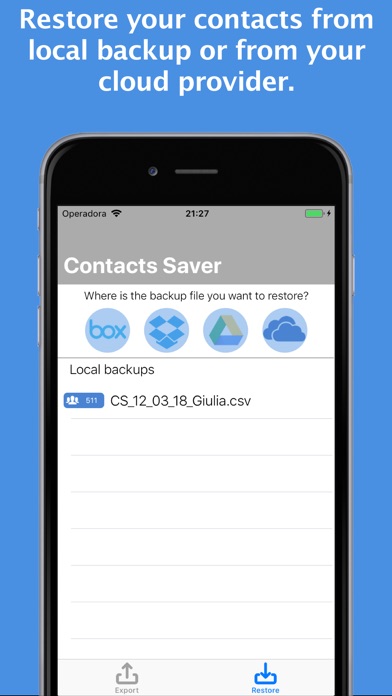 Contacts Saver screenshot 4