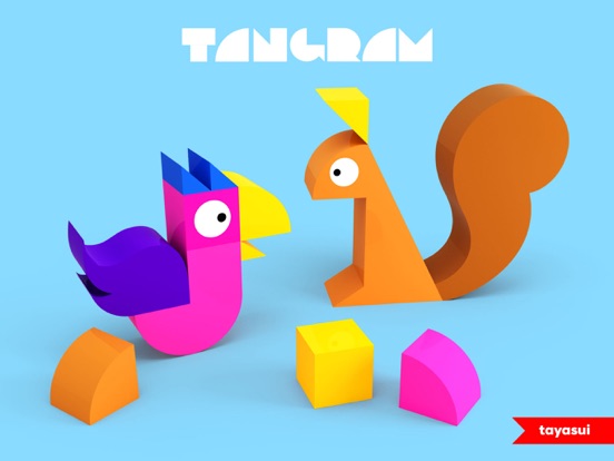 Tayasui Tangram iPad app afbeelding 1