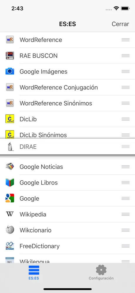 Todos Diccionario Español