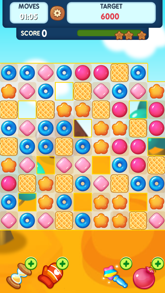#2. Cats Candy Treats - Match 3 (iOS) By: Sebastin Michael