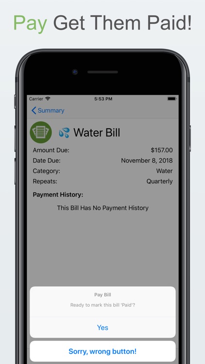 Bill Organizer by Money Master screenshot-3