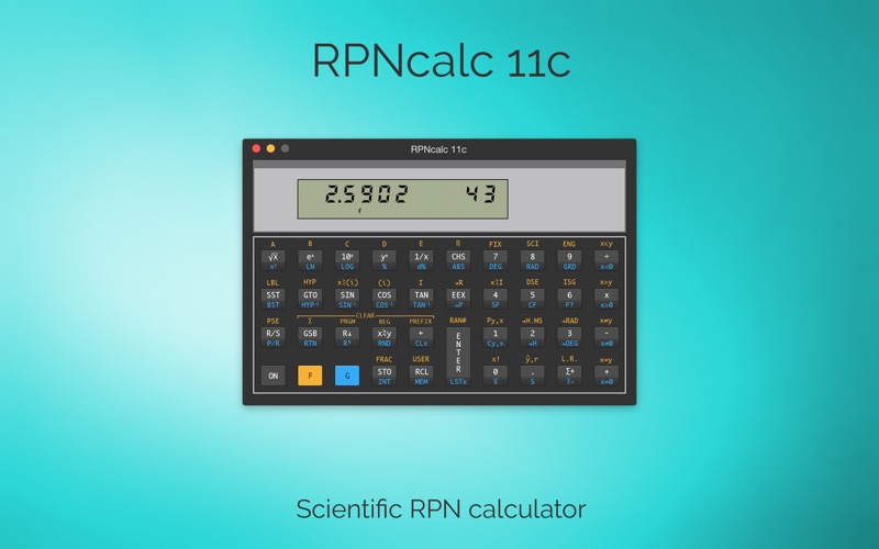 Screenshot #2 pour RPNcalc 11c