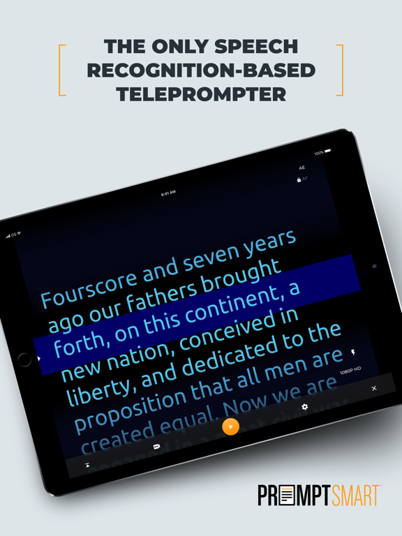 PromptSmart Lite - The Smartest Teleprompter for Public Speaking (English) screenshot