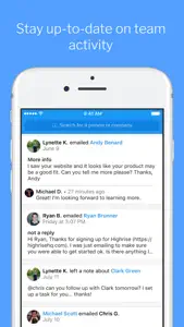 Highrise - Simple CRM screenshot #5 for iPhone