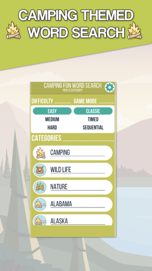 Camping Fun - Word Search(圖1)-速報App