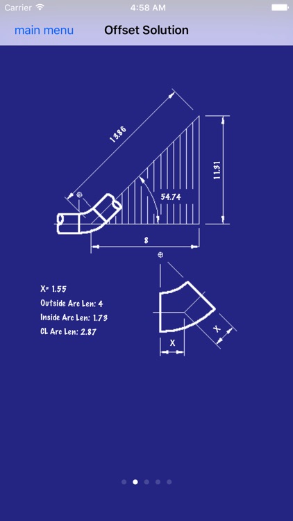 Piping Offset Calculator