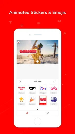 Capture d'écran de Vlogit - Video Editor sur iPhone 2