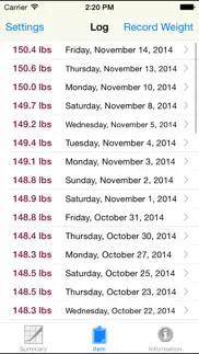 pregnancy pounds - weight tracking app iphone screenshot 3