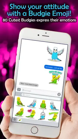 Game screenshot BudgieMoji - Parakeet Emojis apk
