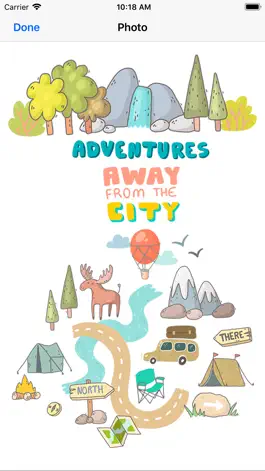 Game screenshot Go Camping - Adventure Emoji hack