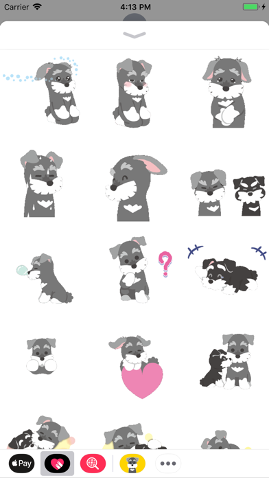 Screenshot #1 pour Poodle Puppy Animated Stickers