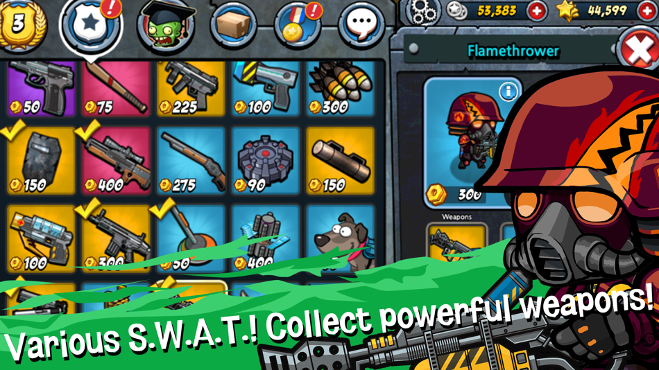 #2. SWAT and Zombies S2 (iOS) 由: Manodio Co., Ltd.