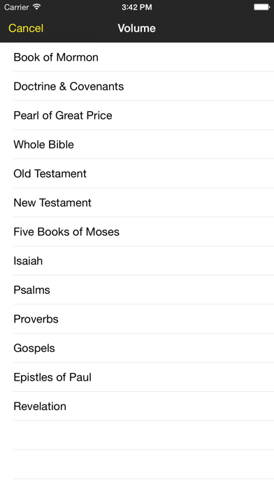 Scripture Reading Plan Screenshot