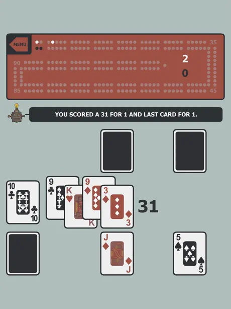 Cribbage vs Robots