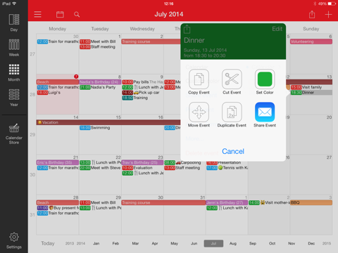 WeekCal for iPadのおすすめ画像3