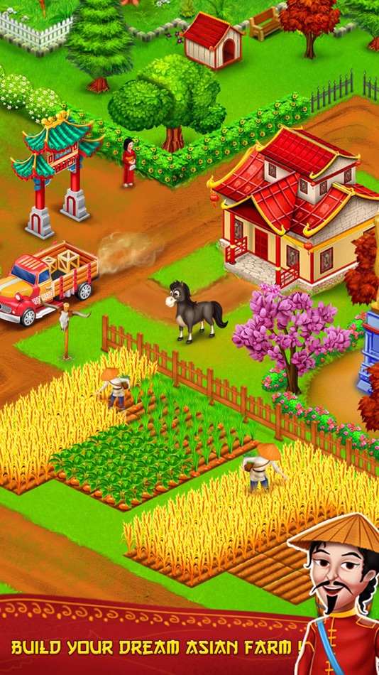 Asian Town Farmer-Offline Farm - 1.2 - (iOS)