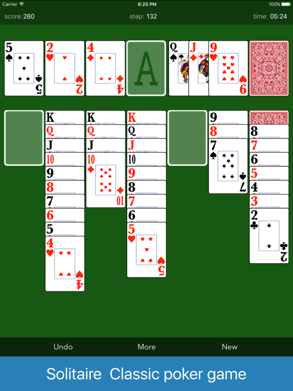 Screenshot #4 pour Solitaire-classic poker game