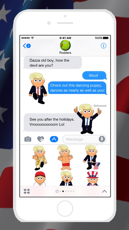 Dancing Donald Animated Stickers