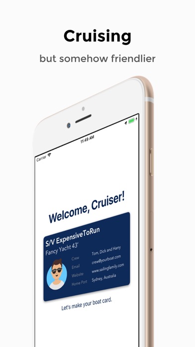 Screenshot #1 pour Cruiser - Digital Boat Cards