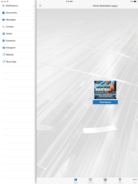 Baylor Basketball iPad screenshot 2 - Sports app