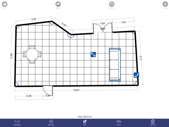 Screenshot #4 pour Floor Plan App
