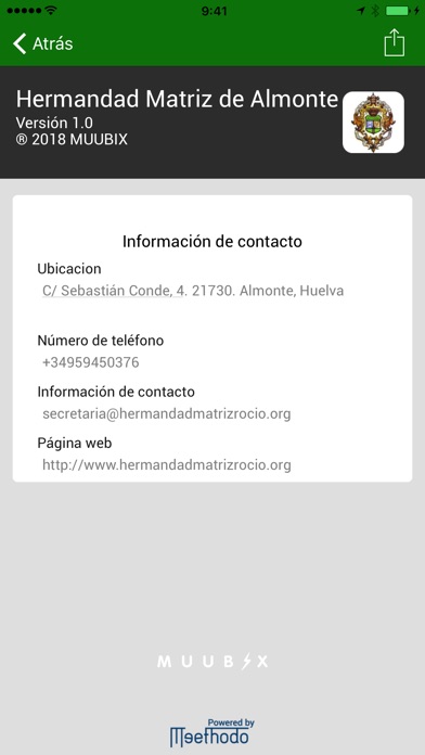 Hdad. Matriz de Almonte screenshot 2