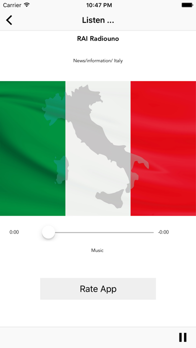 Screenshot #1 pour Radio Italia Live Stream