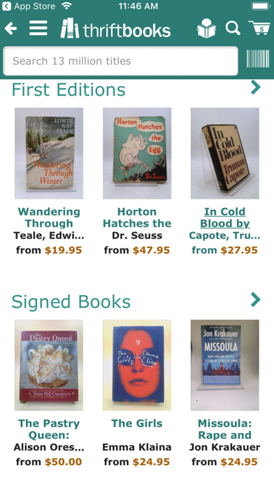 ThriftBooks: New & Used Books Screenshot