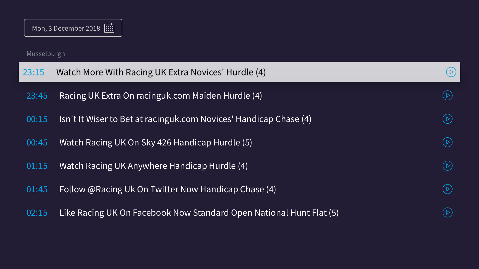 Racing TV – Live horse racing