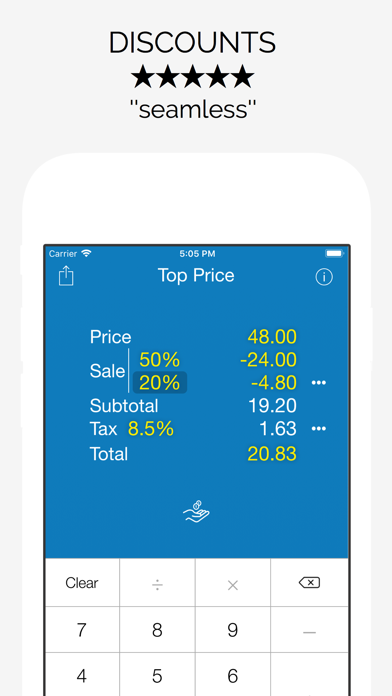How to cancel & delete Top Price Sales Tax Calculator from iphone & ipad 3