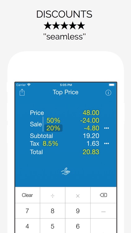 Top Price Sales Tax Calculator