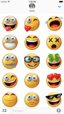 Game screenshot Emojis - 3D Emoji Stickers apk