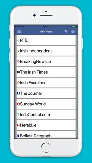 Скриншот Irish News & World на iPhone 1