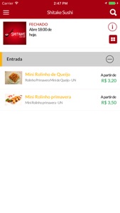 Shitake Sushi Bar screenshot #3 for iPhone