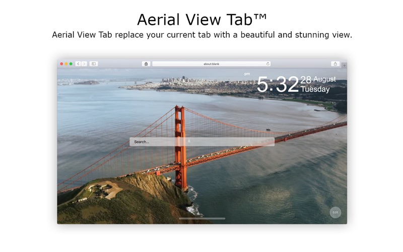 How to cancel & delete aerial view tab for safari 3