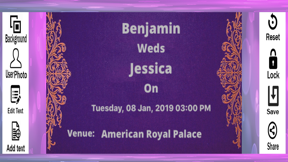 Party & Wedding Card Maker screenshot