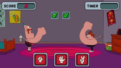 rock paper tummy-fun game screenshot 3