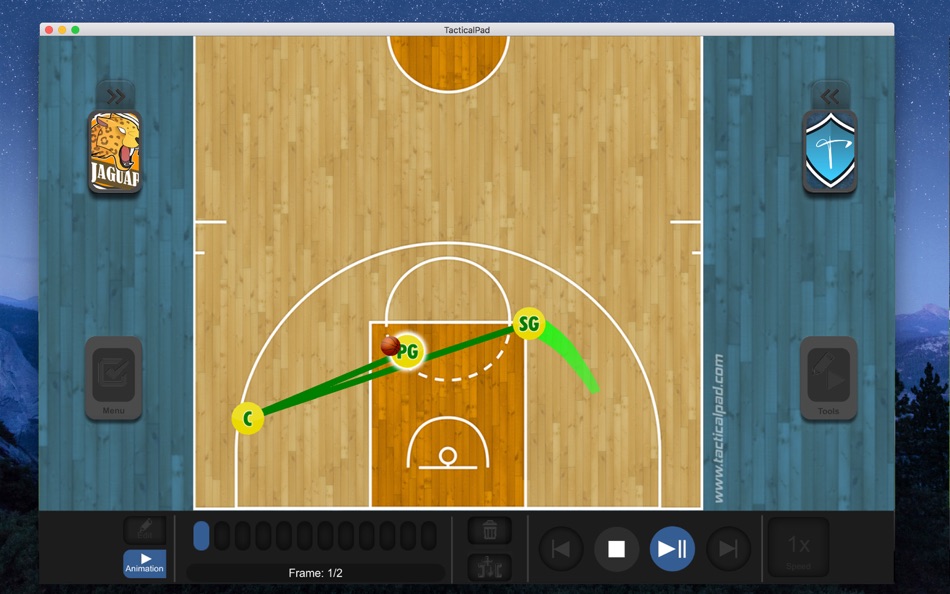 #3. TacticalPad Basketball (macOS) By: Temma Software
