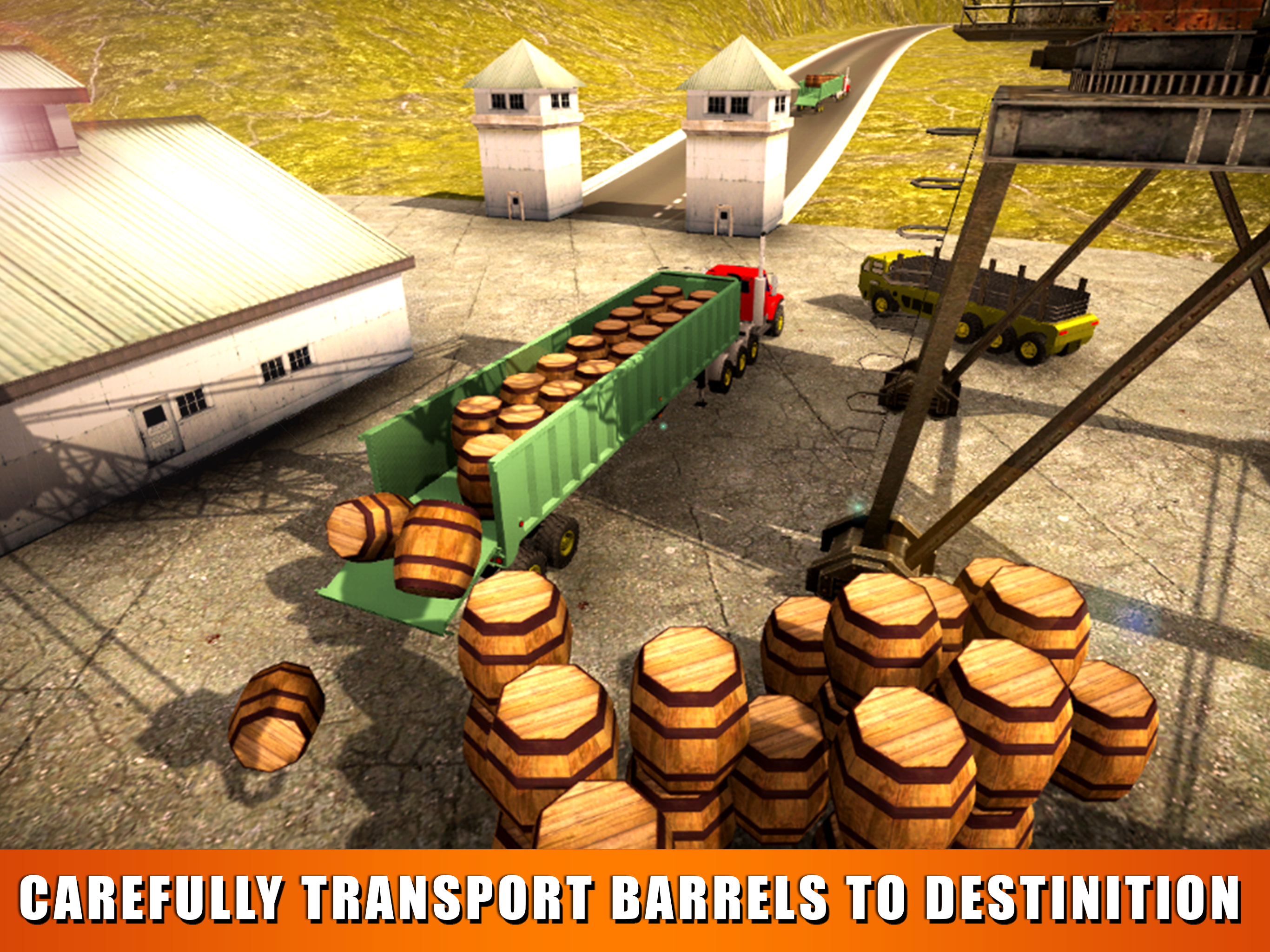 Long Heavy Truck Cargo Drive