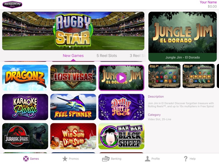 JackpotCity Premium Casino HD