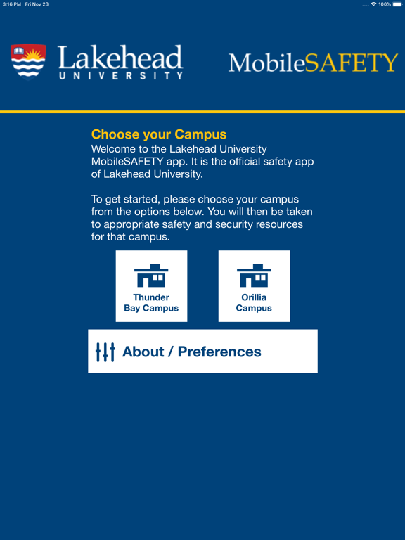 Screenshot #4 pour Mobile Safety - Lakehead U