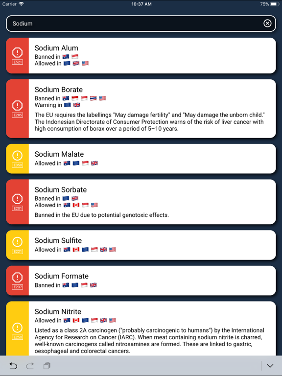 Screenshot #6 pour Ungredients - Food Scanner