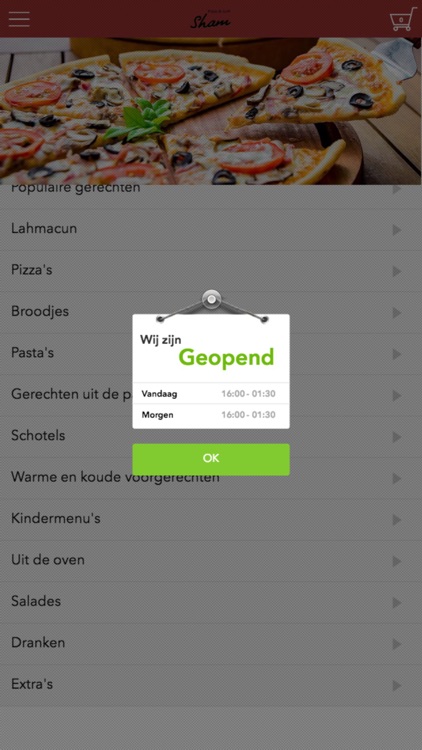 Pizza en Grillroom Sham