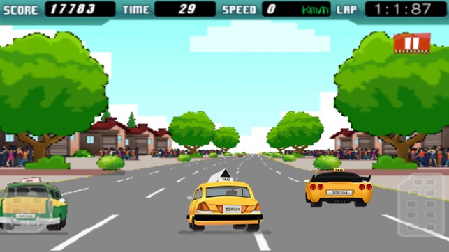 Taxi Cab Crazy Race 3D - City Racer Driver Rush(圖3)-速報App