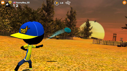 Stickman Disc Golf Battle screenshots